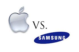 Apple and Samsung Logos